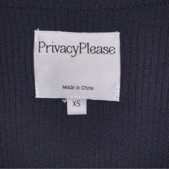 Privacy Please “Glendale” Lace Up Mini Dress in Black - Picture 6 of 7